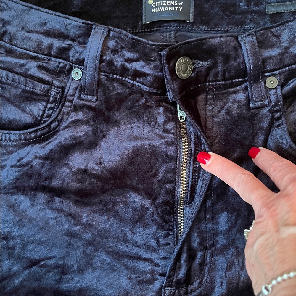 Citizens of Humanity Paloma Velvet Wide Pants - Picture 4 of 15